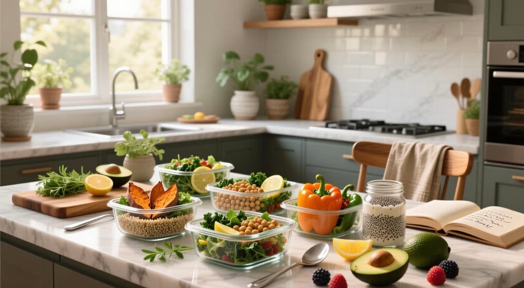 مجموعه رسپی های وگان سریع و آسان برای افراد شاغل ایرانی؛ تغذیه سالم و پایدار برای سال ۲۰۲۵