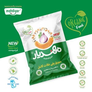 سویق پفی غلات کامل پیاز و جعفری مهدیار