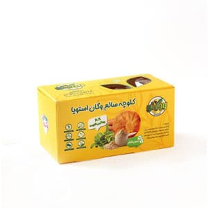 کلوچه سالم وگان استویا با 20% پروتیین افزوده وجیتو 300 گرم
