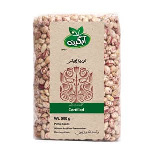 لوبیا چیتی ارگانیک آبگینه 900 گرم