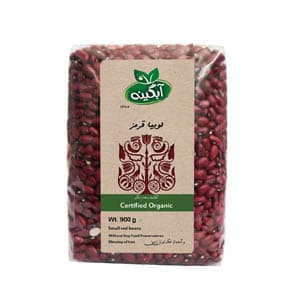 لوبیا قرمز ارگانیک آبگینه 900 گرم