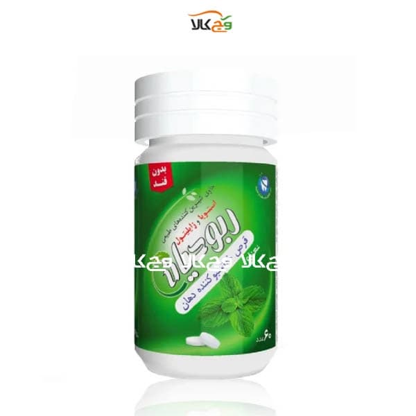 خوشبو کننده دهان نعناع دیابتی بدون شکر ربودیان – 60 عددی