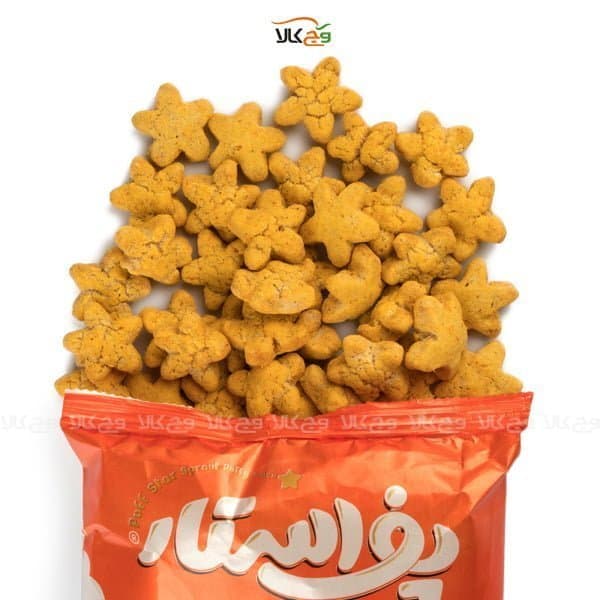 اسنک گیاهی چهار غله پنیری – 50 گرم – پف استار