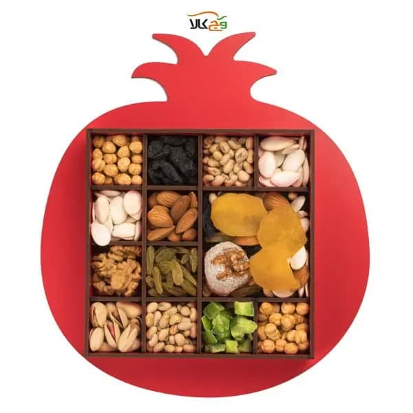 آجیل اعلا وگان – جعبه یلدا – 500 گرم