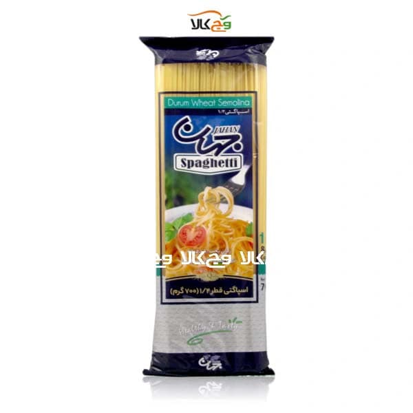 اسپاگتی قطر 1/2 با آرد سمولینا جهان – 700 گرم