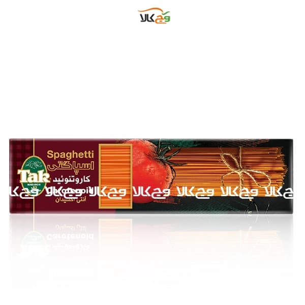 اسپاگتی کاراتنویید (آنتی اکسیدان) تک ماکارون – 500 گرم