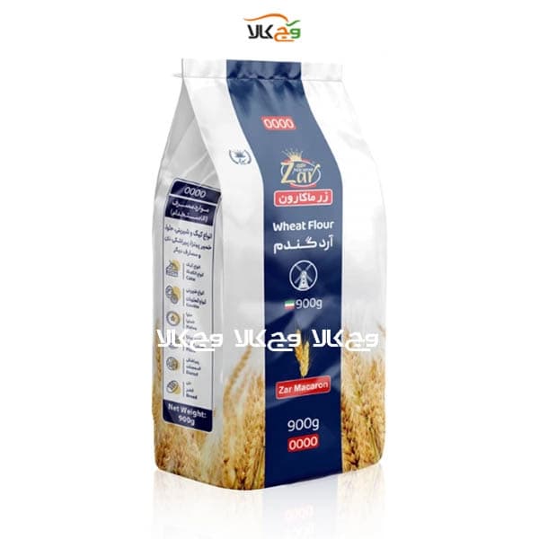 آرد گندم سفید (نول) زر ماکارون – 500 گرمی