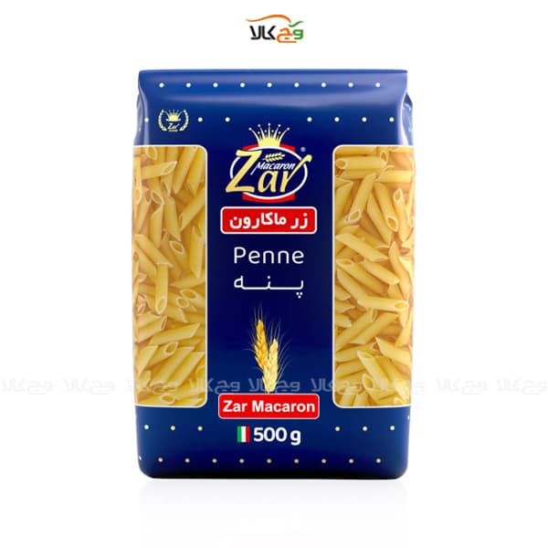 ماکارونی پنه ریگاته – 500 گرمی – زر ماکارون