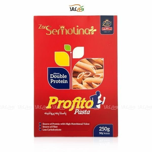 پاستا پنه پروتیینه پروفیتو ورزشی رژیمی – ماکارونی زر ماکارون – 250 گرمی