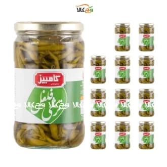شرینک ترشی فلفل کامبیز 650 گرمی – 12 عددی