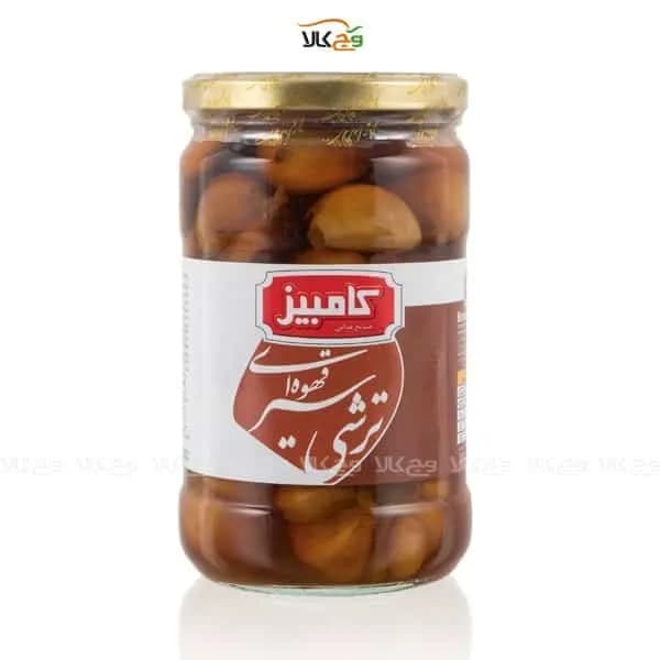 سیر ترشی قهوه‌ ای کامبیز – 700 گرمی