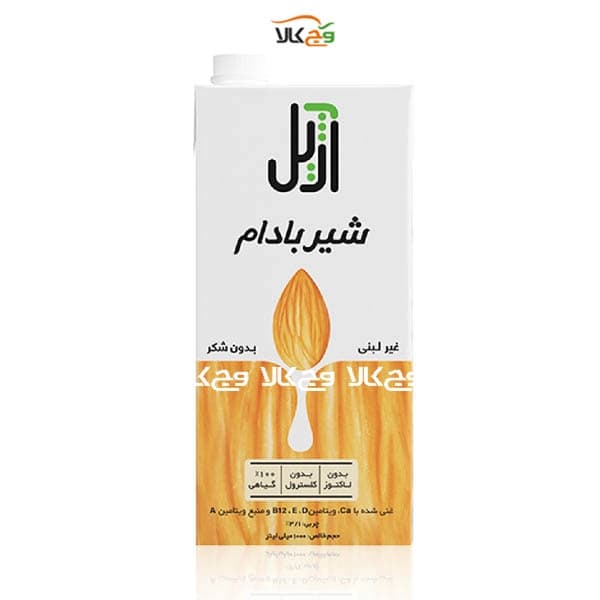 شیر بادام گیاهی بدون قند آژیل – 1000 میلی لیتر