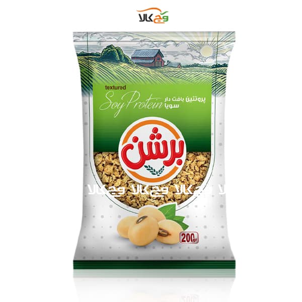 پروتیین بافت دار سویا متوسط دانه برشن – 200 گرمی