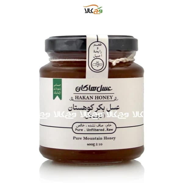 عسل بکر کوهستان (شیرتیزه) هاکان – 400 گرمی
