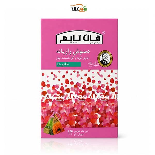 دمنوش رازیانه حاوی گزنه و گل همیشه بهار (سلامت زنان) فان تایم – 14 عددی