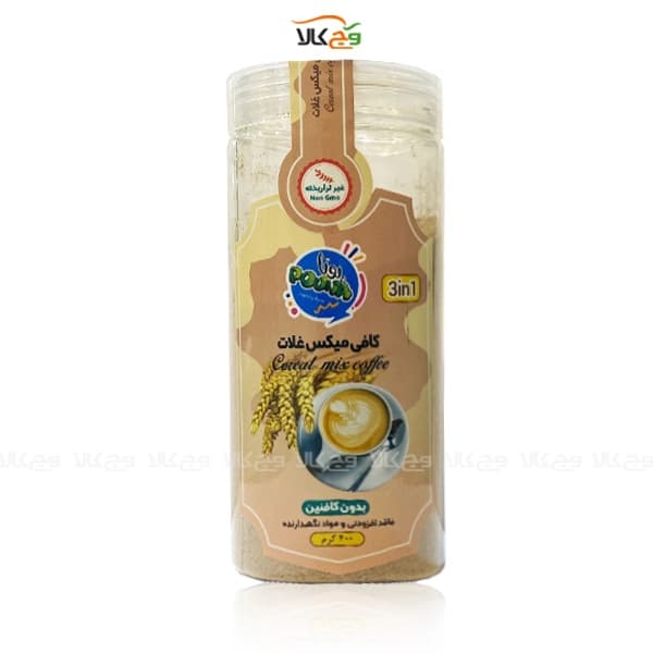 کافی میکس غلات (بدون کافیین) – 400 گرمی – پونا