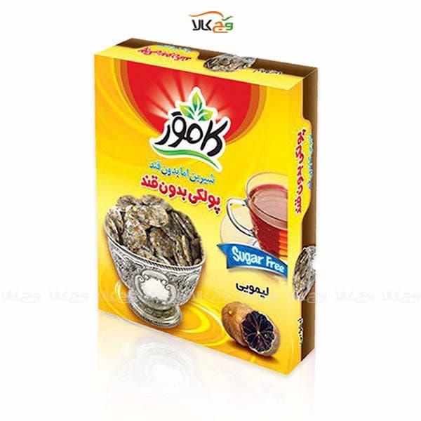 پولکی لیمویی بدون قند و رژیمی پری بیوتیک (دیابتی) – 150 گرم – کامور