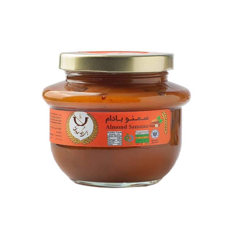 دسر جوانه گندم سمنو با طعم بادام 300 گردم