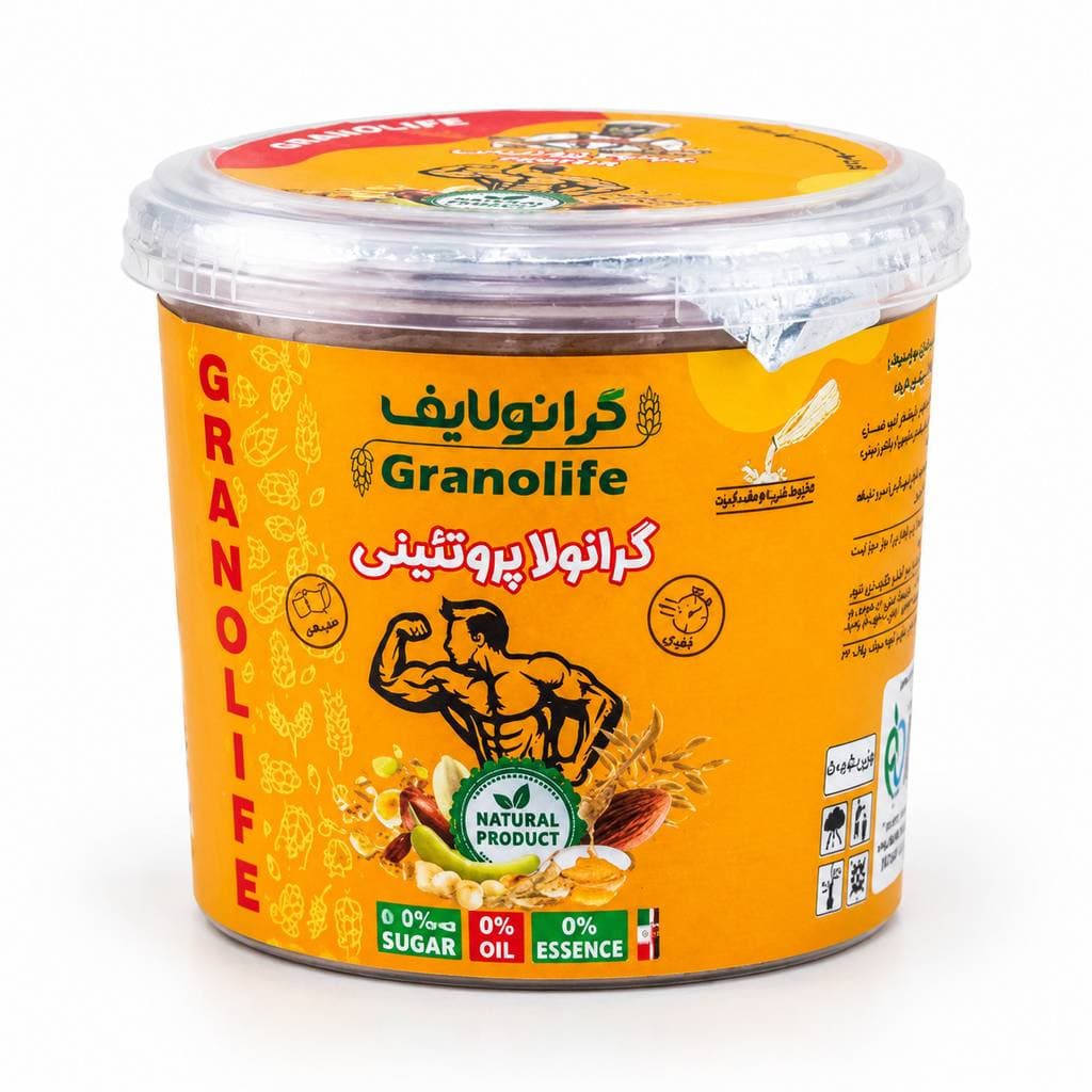 گرانولا پروتیینی لیوانی | 50 گرم
