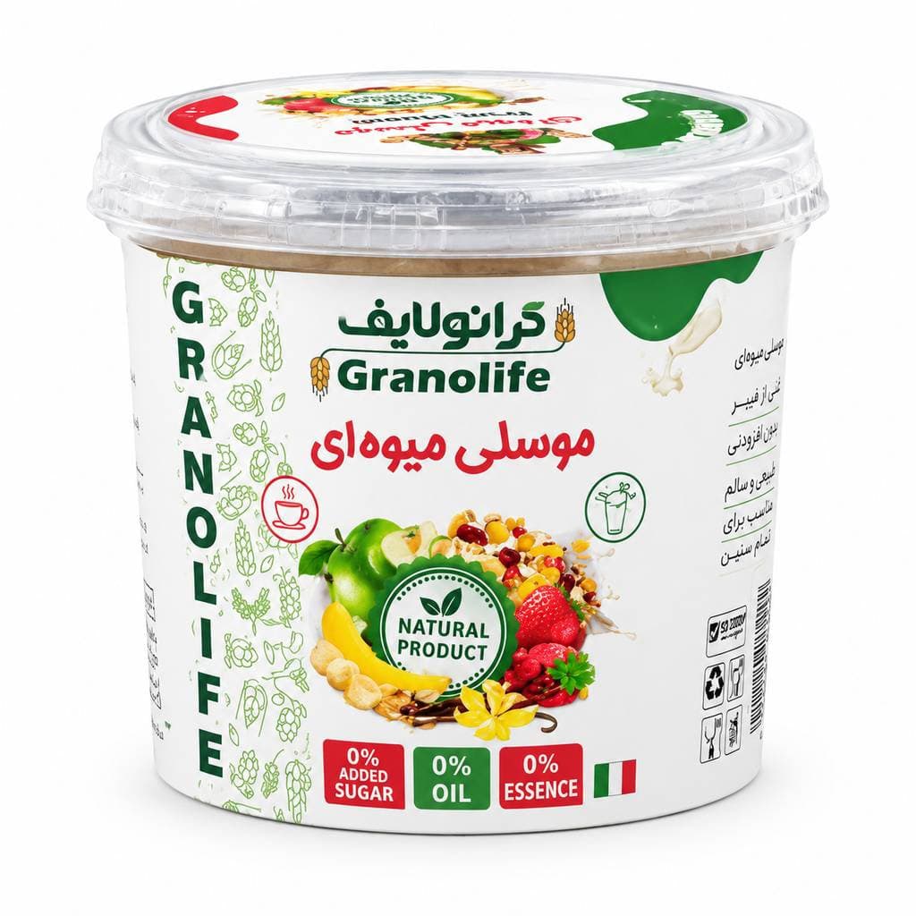 موسلی میوه ای لیوانی | 50 گرمی