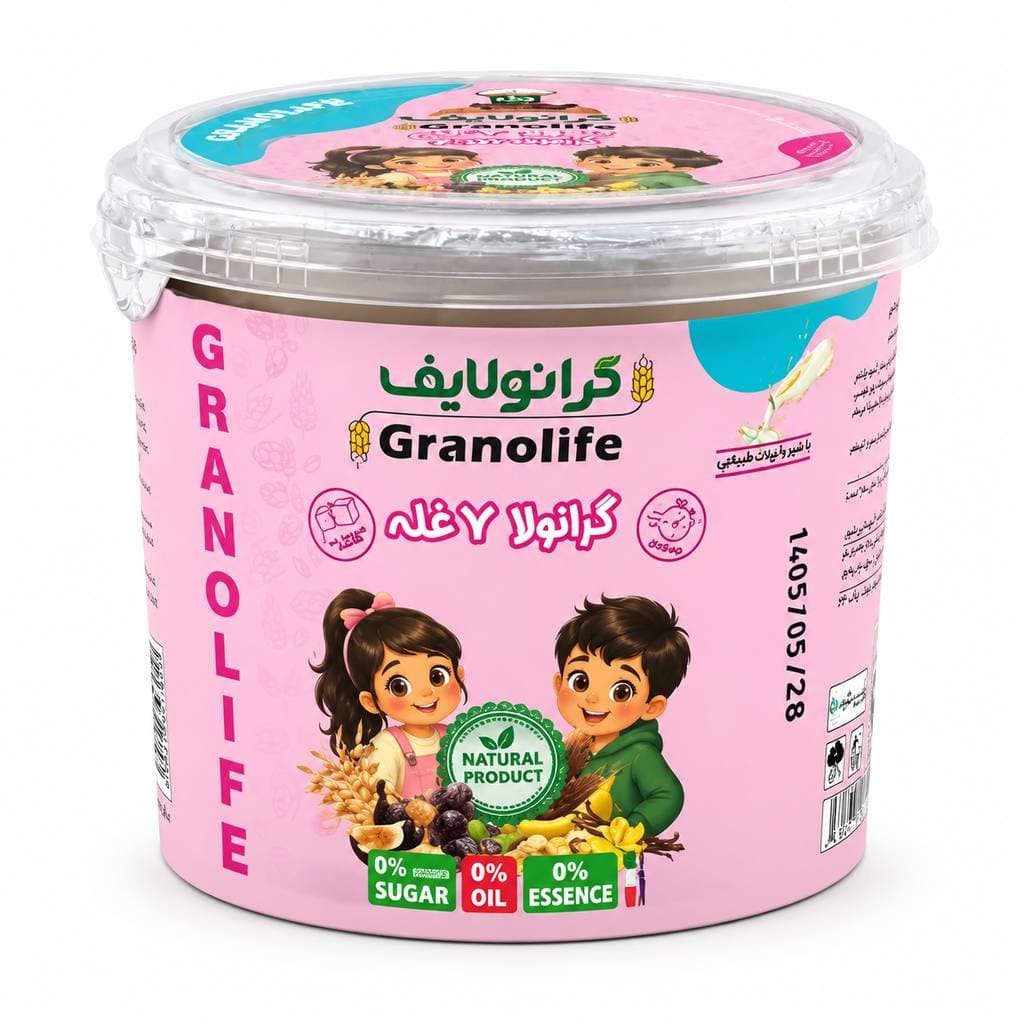 گرانولا کودک 7 غله لیوانی| 50 گرم
